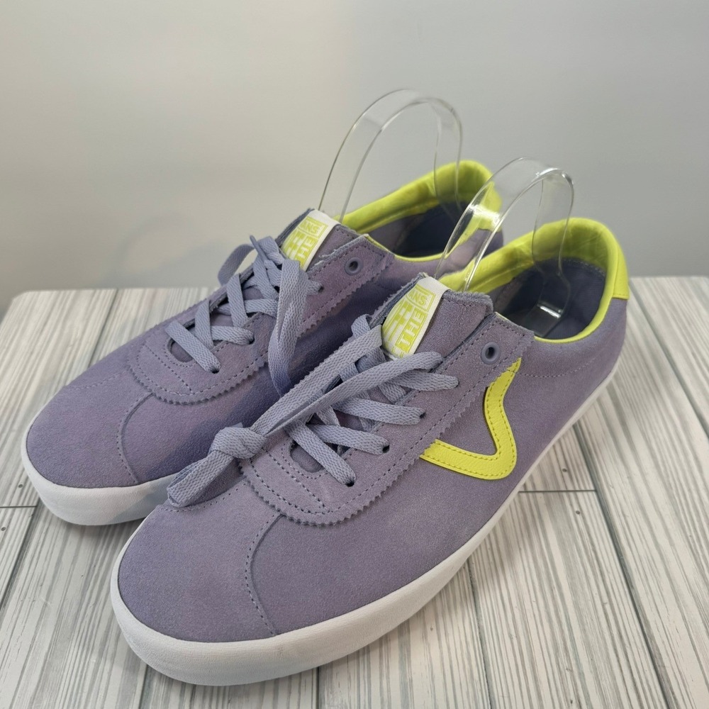 Vans Sport Low‎ Caramella Lavender Lime Green Suede Mens 11.5 VN000CQRLAE NEW